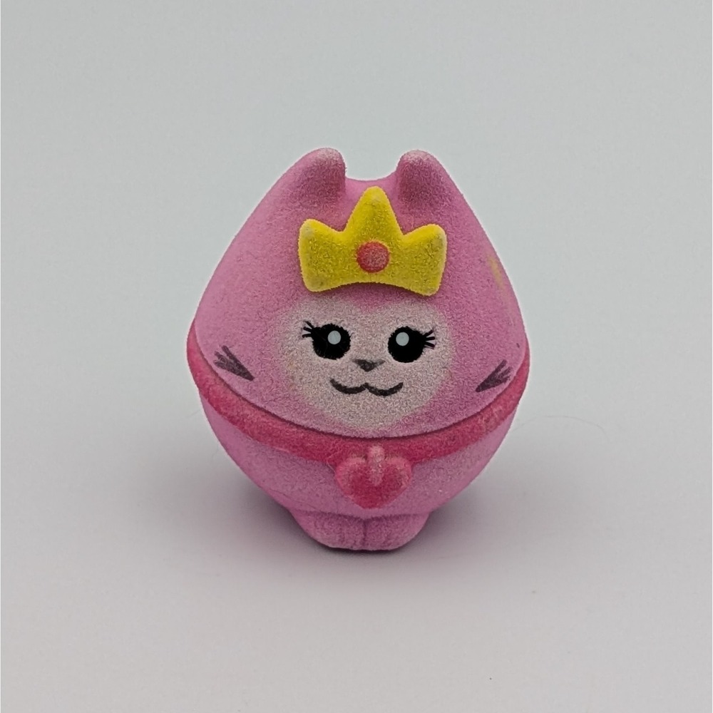 Meowgical Princess Summer Pink Cat Flocked Mini Figure Rare Blind Bag 2" Rare